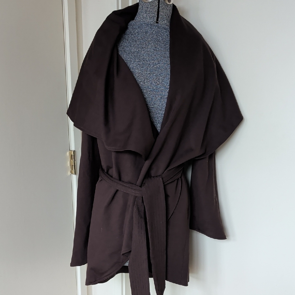 Chic Women's Dark Brown Cape Coat